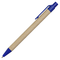 R73795.04 - Notes Kraft 90x140/70k gładki z długopisem, niebieski/beżowy 