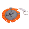 R73838.15 - Maskotka odblaskowa Lion, pomarańczowy/srebrny 