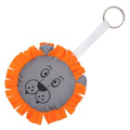R73838.15 - Maskotka odblaskowa Lion, pomarańczowy/srebrny 