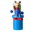 R73954 - Stojak z kredkami "Myszka", niebieski