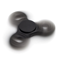 R74005.02 - Fidget Spinner, czarny 